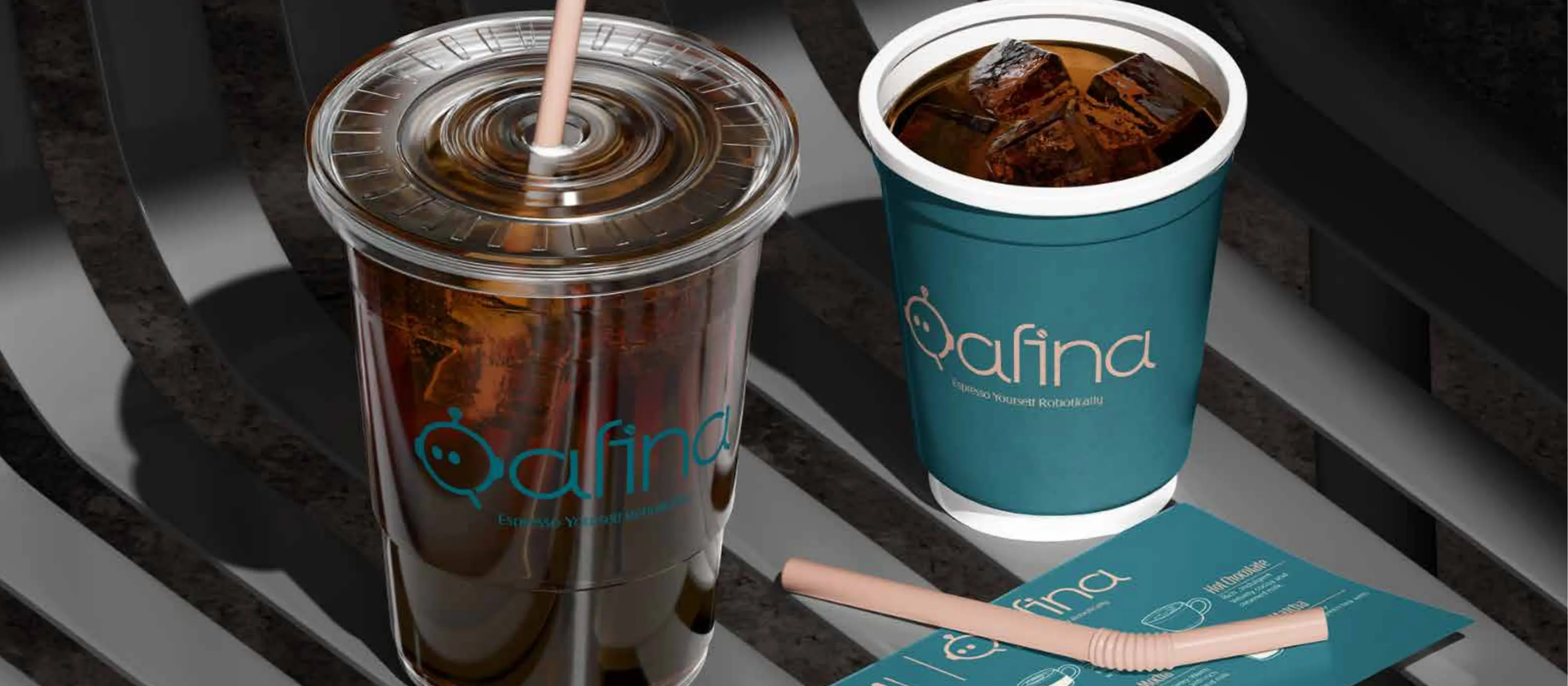 Qafina branded cup concepts